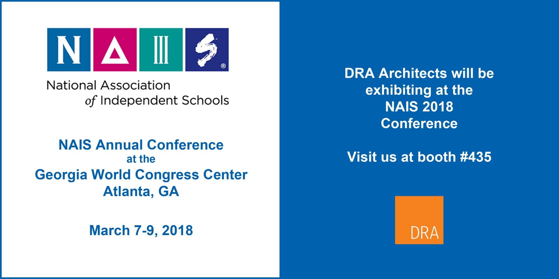 NAIS Annual Conference 2018 DRA Architects